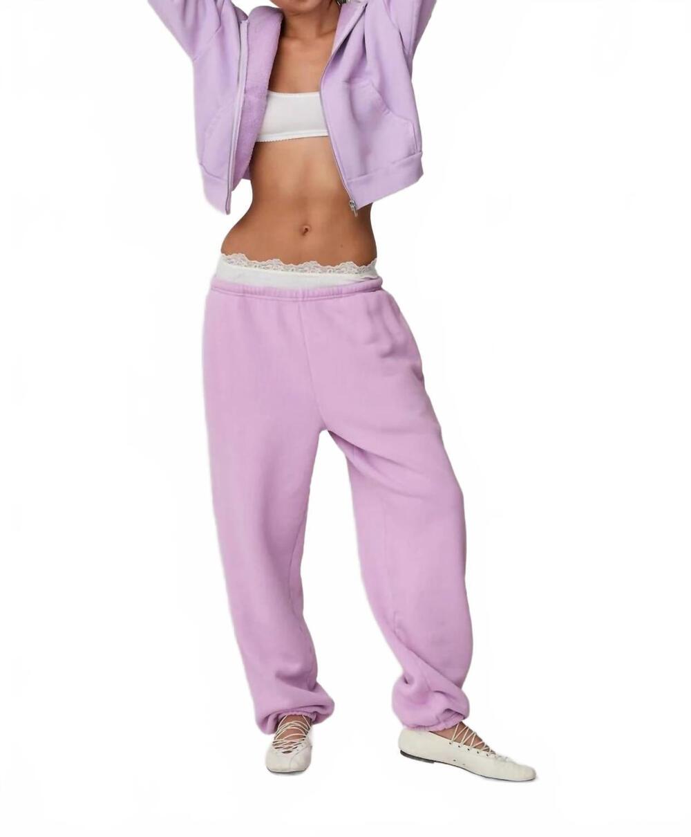 NEW ASHER sebi sweatpant in bright orchid